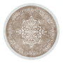 Conceptum Alfombra Lujosa Beige y Blanco 160 x 160 cm